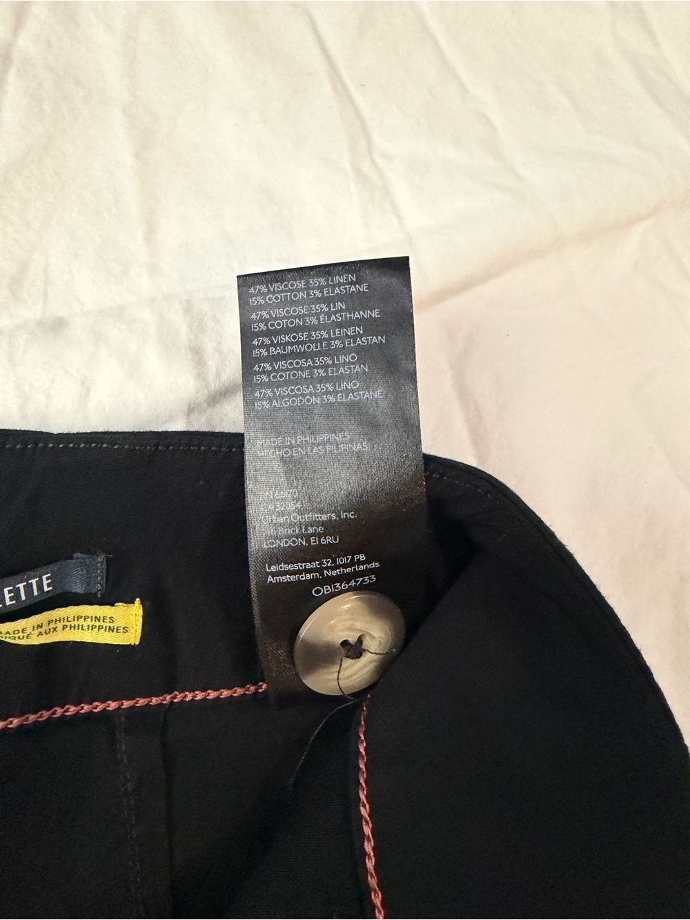 NWT MAEVE‎ ANTHROPOLOGIE The Colette Magic Fabric Crop Wide-Leg Pants Black 27 - Picture 10 of 16